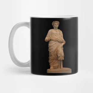 Statue of A Roman Priest Wearing A Toga Mug